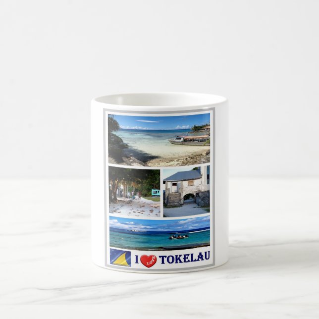 Caneca De Café Tokelau - I Love - (Centro)