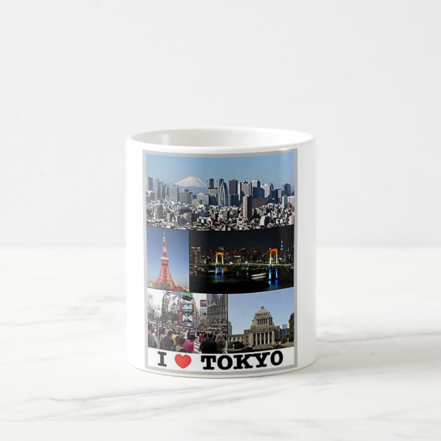 Caneca De Café Tokio - I Love - Japan - (Centro)
