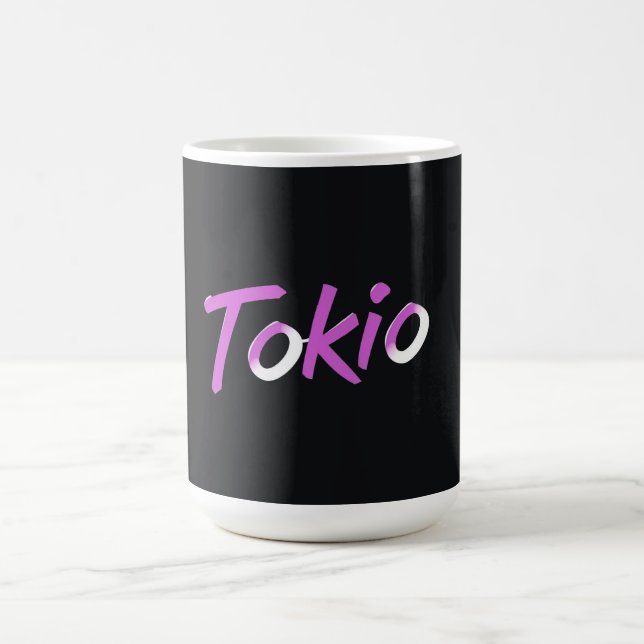 Caneca De Café Tokio roxo e branco (Centro)