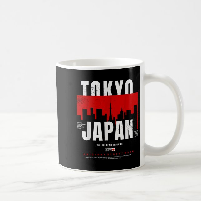 Caneca De Café Tokyo Japan The Land Of The Rising Sun Original St (Direita)