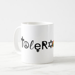 CANECA DE CAFÉ TOLERÂNCIA PARA TODOS