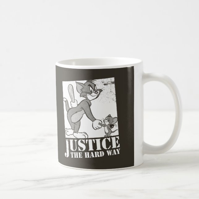 Caneca De Café Tom And Jerry Justice the Hard Way (Direita)