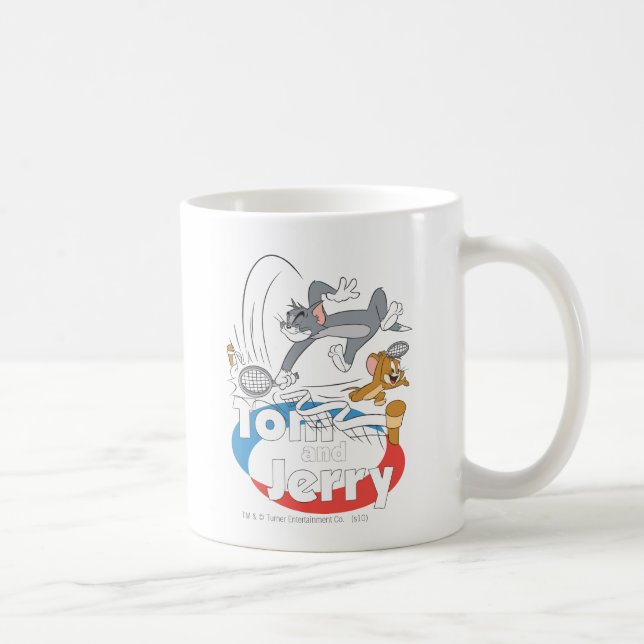 Caneca De Café Tom and Jerry Tennis Stars 7 (Direita)