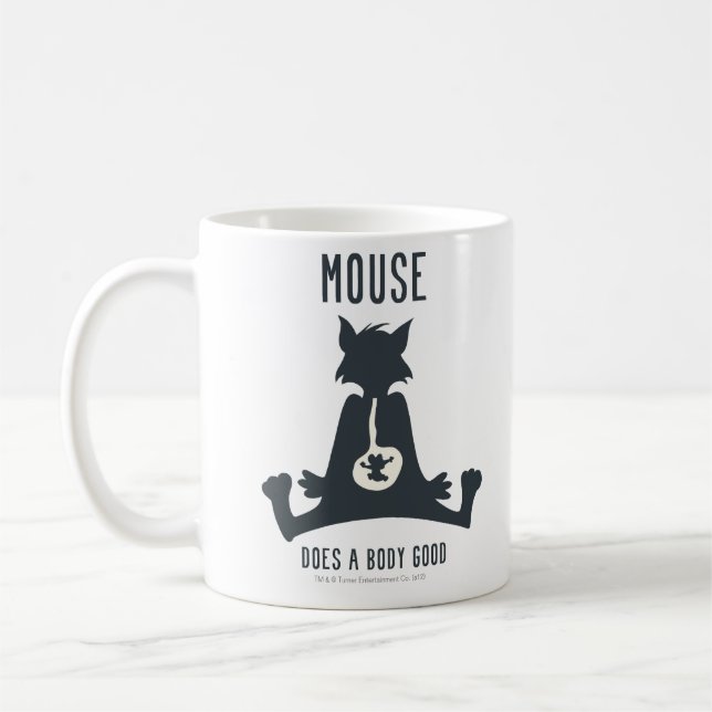 Caneca De Café Tom Ate Jerry Silhouette (Esquerda)