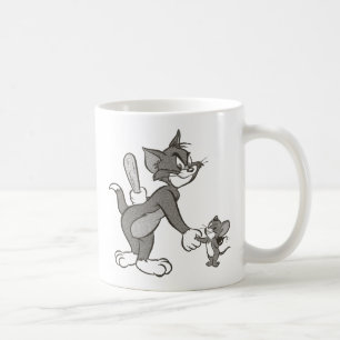 Caneca De Café Tom E Jerry Apertam-Nos Mal