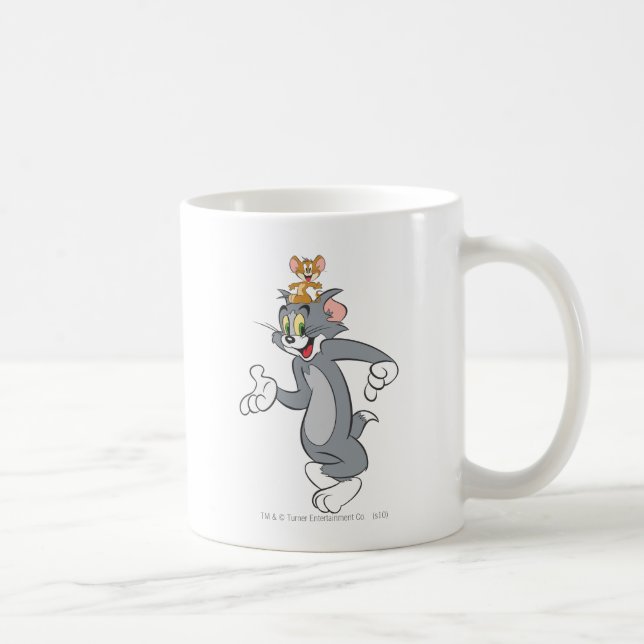 Caneca De Café Tom e Jerry Pair (Direita)