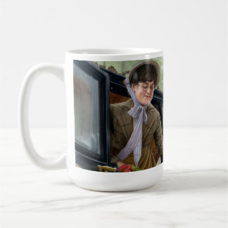 Caneca De Café Tom helping Mary out of the carriage