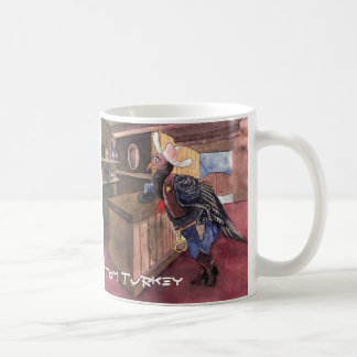 Caneca De Café Tom Turkey, o xerife - forte e original