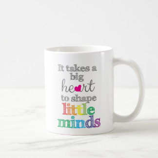 Caneca De Café Toma um CORAÇÃO GRANDE para dar forma a pouca
