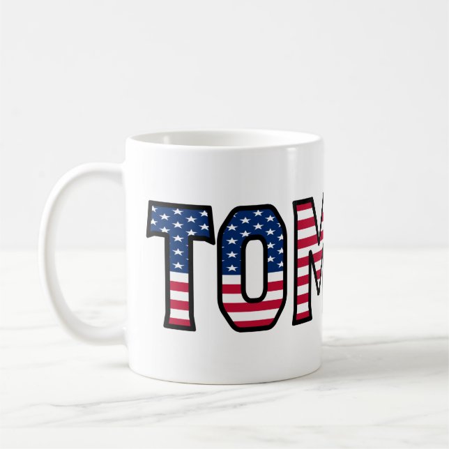 Caneca De Café Tomasz Name Vorname USA styled Tasse Kaffeetasse (Esquerda)
