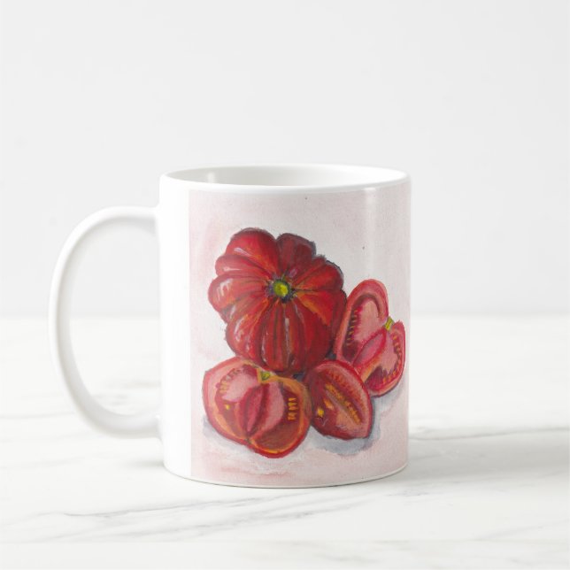 Caneca De Café Tomate (Esquerda)