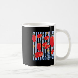 Caneca De Café Tomate Vintage Mercado Italiano Tomate Menina Verã