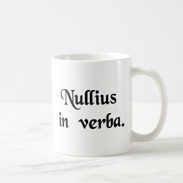 Caneca De Café Tome a ninguém a palavra para ele (Direita)