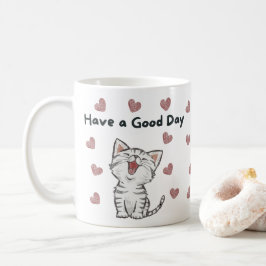 Caneca De Café Tome uma boa caneca, uma taça de café de gato giro