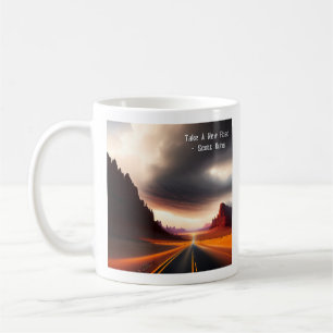 Caneca De Café Tome Uma Nova Arte De Cobrir Rodoviário