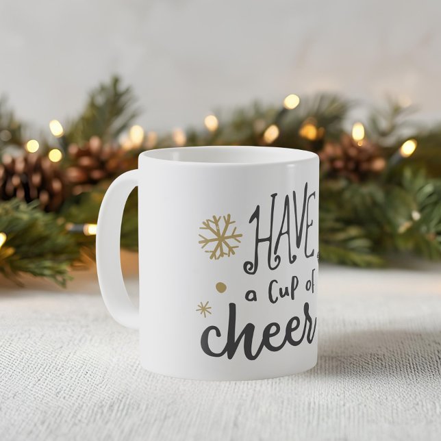 Caneca De Café Tome uma taça de café de Natal (Criador carregado)