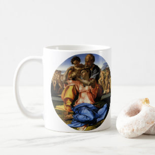 Caneca De Café Tondo Doni ou Madonna Doni de Michelangelo