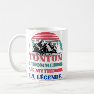Caneca De Café Tonton: O Homem, O Mito, A Legenda Vintage Present