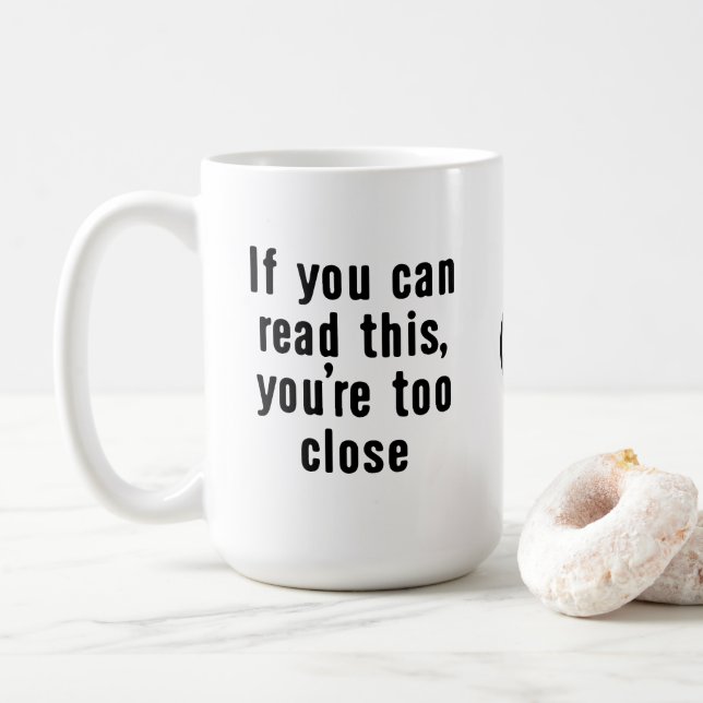 Caneca De Café Too Close Mug (Com Donut)