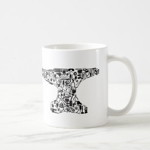 Caneca De Café Tool-O-Rama Anvil canhoto Mug