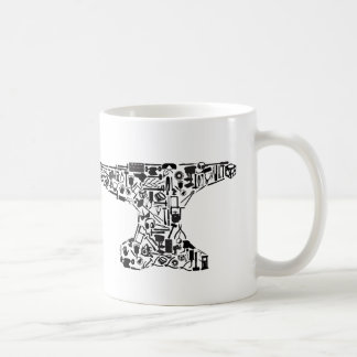 Caneca De Café Tool-O-Rama Anvil canhoto Mug