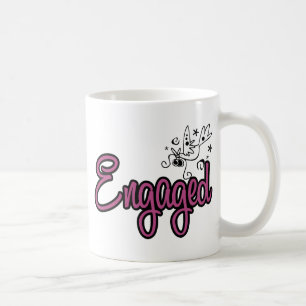 Caneca De Café ToonDoveEngagedPink