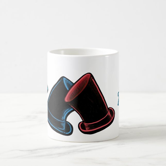 Caneca De Café Top Hats 3 (Centro)