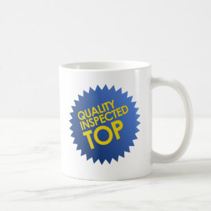 Caneca De Café Top Inspecionado pela Qualidade