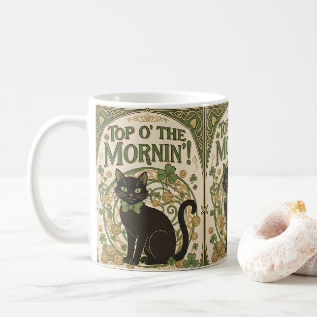 Caneca de Café Top O' The Mornin' (Com Donut)