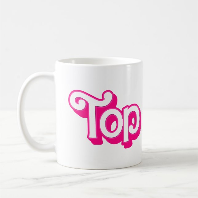 Caneca De Café Top Rosa (Esquerda)