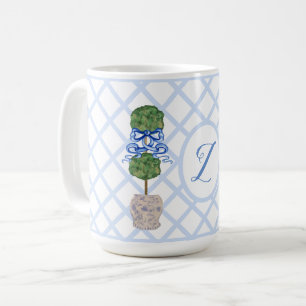 Caneca De Café Tópico de Jares Ginger Jar de Bebê Azul Chinoise