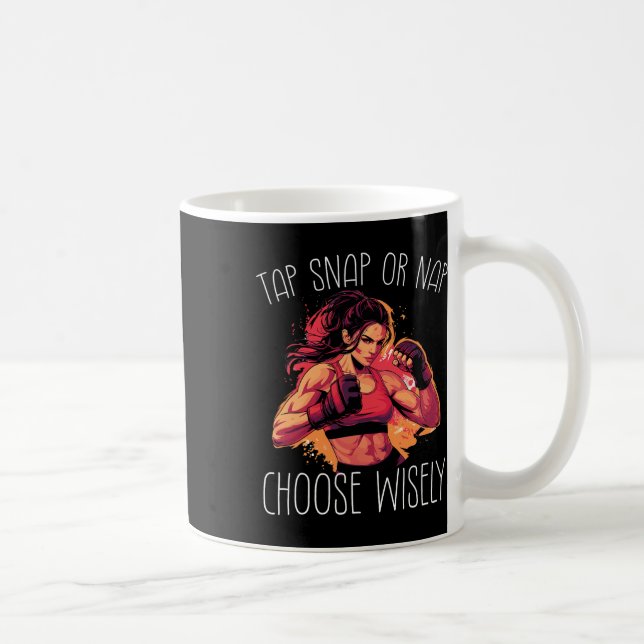 Caneca De Café Toque Em Snap Ou Nap Karate Judo (Direita)