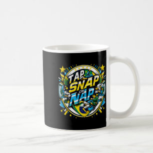 Caneca De Café Toque, Estalo ou Soneca Submissão de Jiu Jitsu Bra