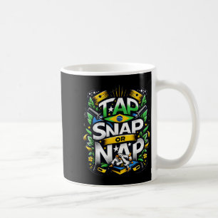 Caneca De Café Toque Snap ou Nap Brazilian Jiu Jitsu Submissão