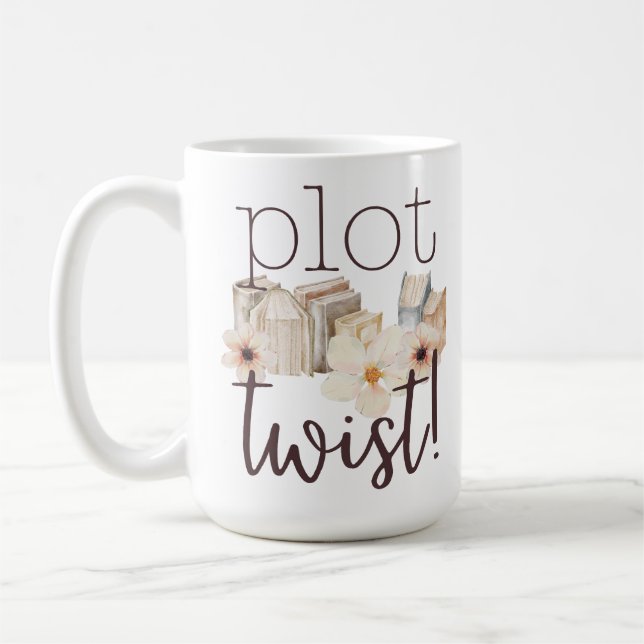 Caneca De Café Torção de Plot! (Esquerda)