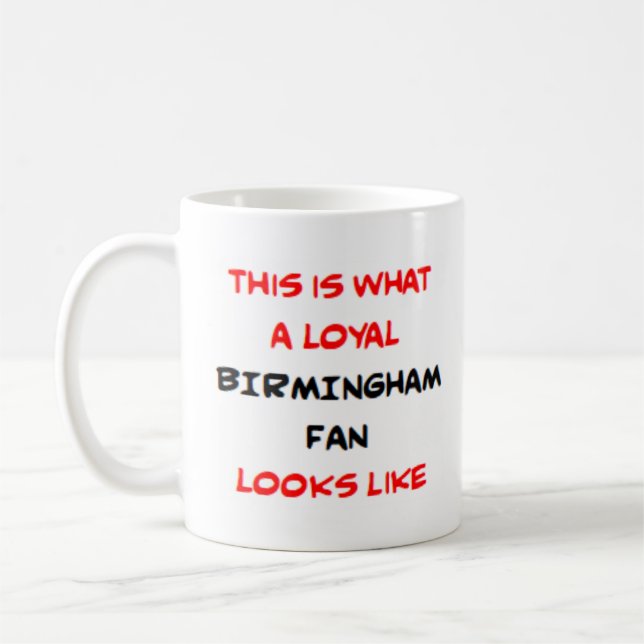 Caneca De Café torcedor do birmingham, leal (Esquerda)