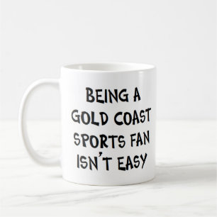Caneca De Café torcedor esportivo da costa de ouro, sendo