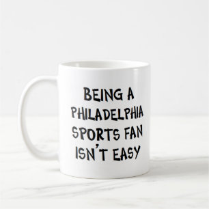 Caneca De Café torcedor esportivo da Filadélfia, sendo
