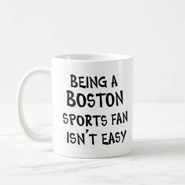 Caneca De Café torcedor esportivo de boston, sendo (Esquerda)