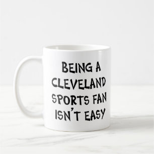 Caneca De Café torcedor esportivo de cleveland, sendo