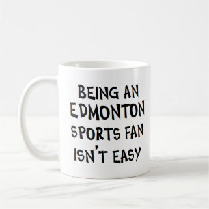 Caneca De Café torcedor esportivo de edmonton, sendo