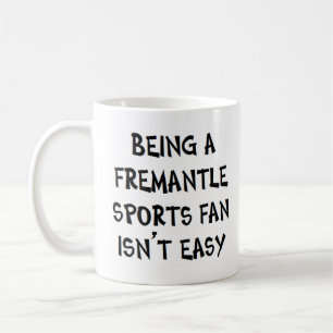 Caneca De Café torcedor esportivo de fremantle, sendo