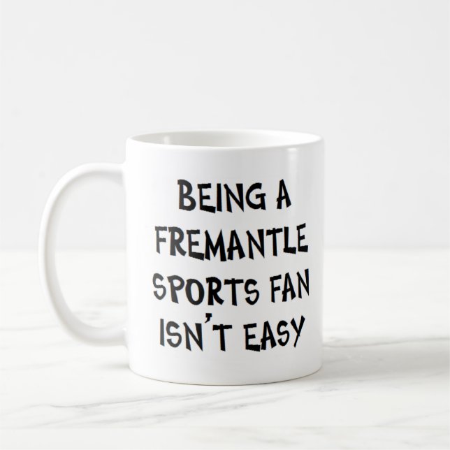 Caneca De Café torcedor esportivo de fremantle, sendo (Esquerda)
