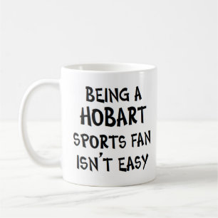 Caneca De Café torcedor esportivo de hobart, sendo