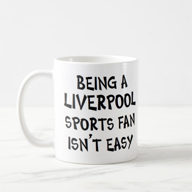 Caneca De Café torcedor esportivo de liverpool, sendo (Esquerda)