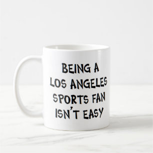 Caneca De Café torcedor esportivo de los angeles, sendo