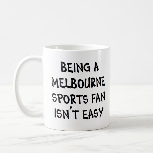 Caneca De Café torcedor esportivo de melbourne, sendo (Esquerda)