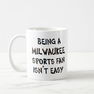 Caneca De Café torcedor esportivo de milwaukee, sendo