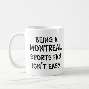 Caneca De Café torcedor esportivo de montreal, sendo
