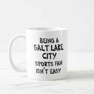 Caneca De Café torcedor esportivo de salt lake city, sendo